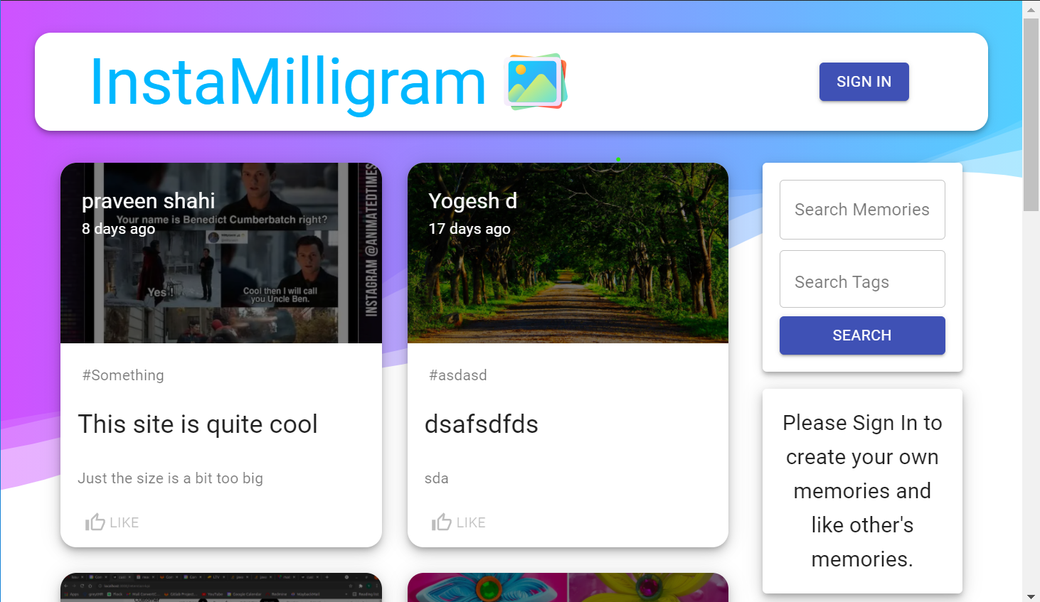 InstaMilligram